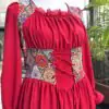 IMG_1744 Corset Lace-Up Peasant Dress