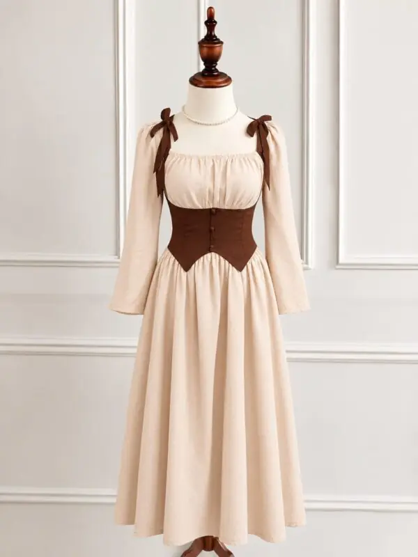 WhatsApp Image 2026-10-06 at 00.26.06 (4) Renaissance Corset Overlay Dress