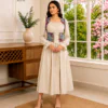 Winqlo store new dress Corset Lace-Up Peasant Dress