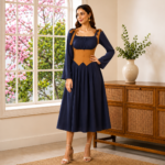 Renaissance Corset Overlay Dress