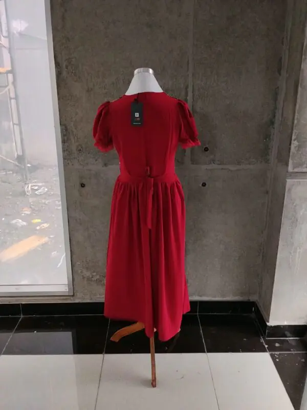 WhatsApp Image 2026-09-04 at 10.48.35 AM (2) Puff-Sleeve Corset Peasant Dress