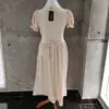 WhatsApp Image 2026-09-04 at 10.48.38 AM Puff-Sleeve Corset Peasant Dress